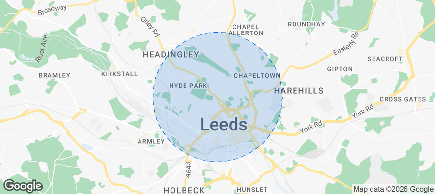 Woodhouse Airbnb map